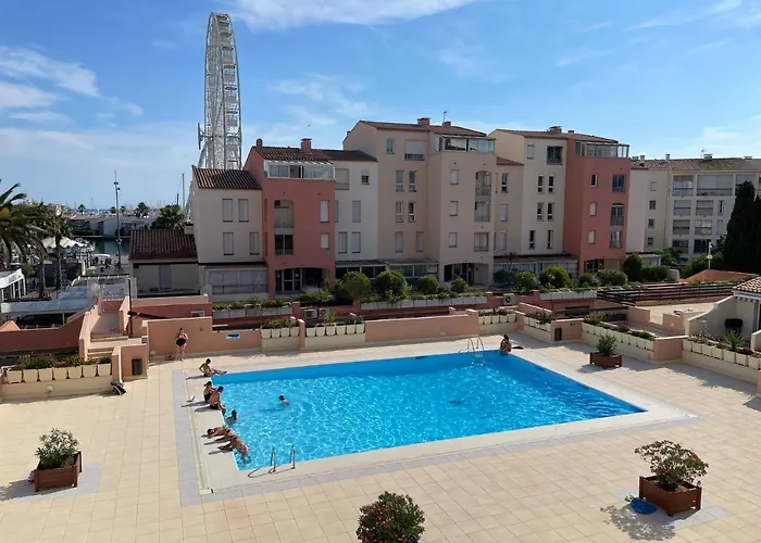 Cap D\'Agde Centre Port Avec Parking Prive Et Belle Vue Port Et Mer